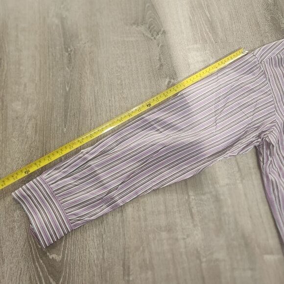 Ralph Lauren Mens Purple Label Button Up Dress Shirt Size Large Made in Italy - Picture 8 of 10